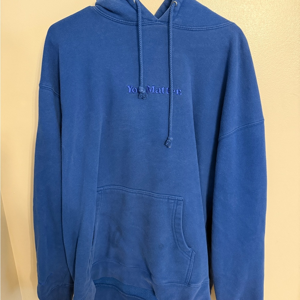 You Matter Blue Hoodie for Men
